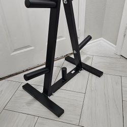 Brand New Olympic Weights Rack. Assembled 34 Inch Tall
