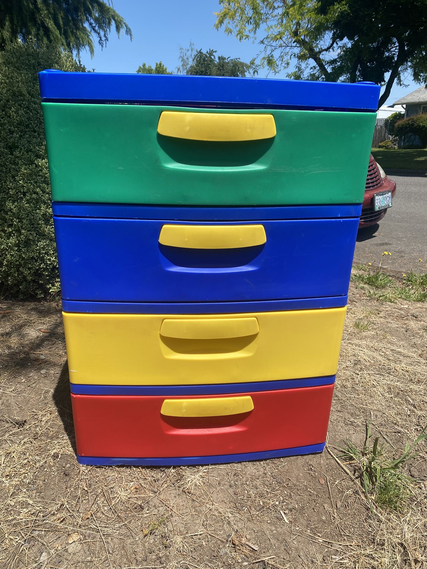 Large 4 Drawer Storage Dresser