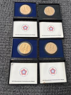 1973 American Revolution Bicentennial Commemorative Medal Set
