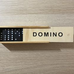 Full Wooden Dominoes Set