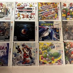 nintendo 3ds games lot