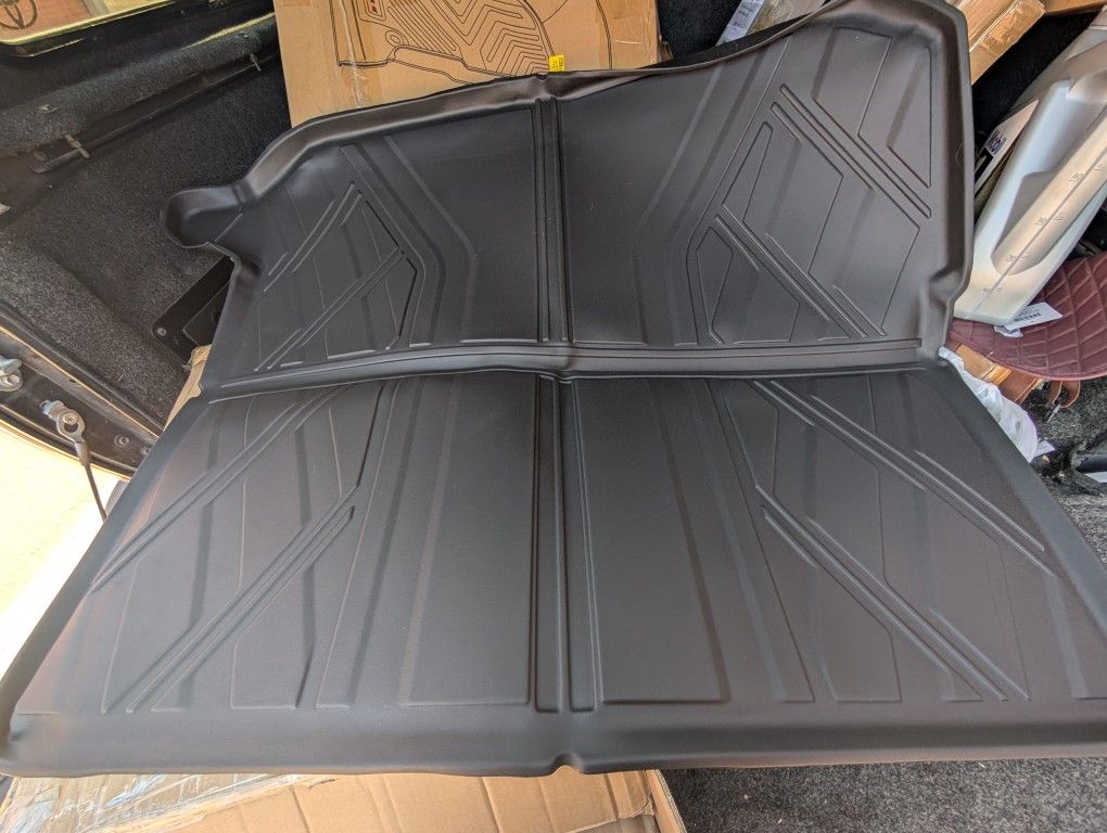 Floor Mats & Cargo Liner Compatible with 2016-2022 Mercedes Benz GLC Cargo Mat, Full Set All Weather Protection 1st, 2nd Row Car Liners & Trunk Mat