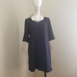 Collective concepts dress navy blue size M