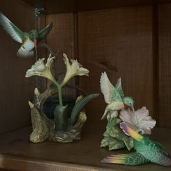Humming bird Figurines. Great For Any Home! 