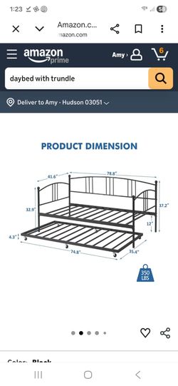 Daybed with trundle