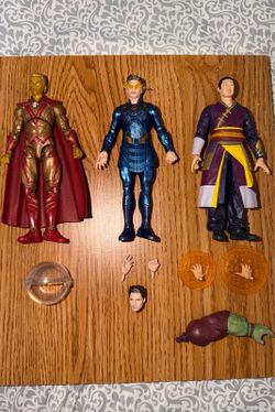 Marvel Legends MCU Action Figure Lot: Adam Warlock, Ikaris, Wong
