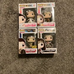 Wonder Woman Funko Pops New In Box