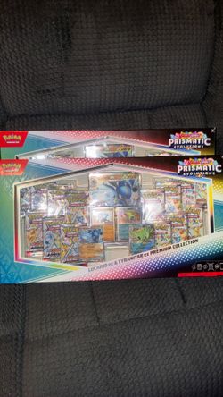 Prismatic Evolutions Lucario EX box pokemon
