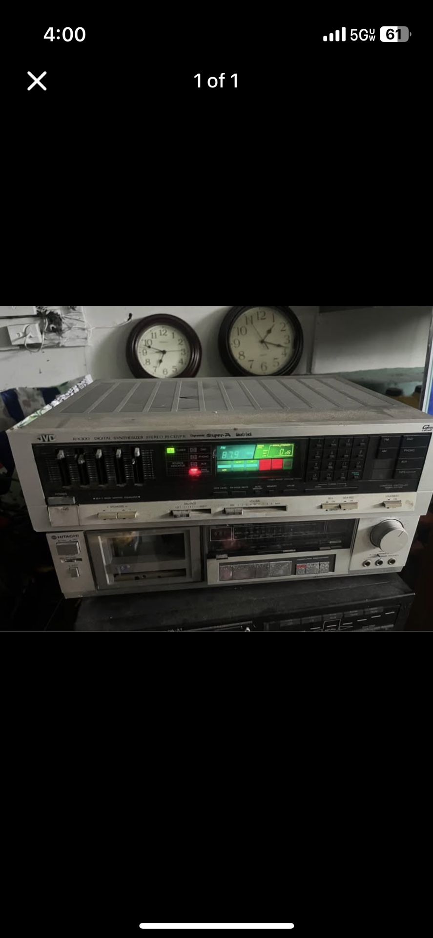 JVC RX300 stereo receiver VINTAGE 1984