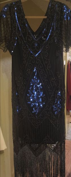 Black Sequin Dress