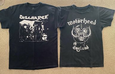 Discharge and Motörhead Vintage Punk Shirts