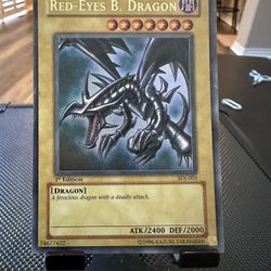 Red Eyes Blac Dragon 1st Edition