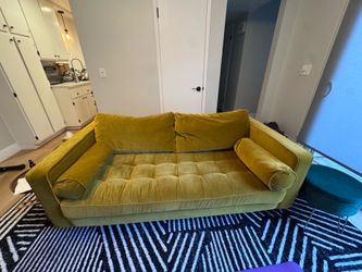 Article Sven 72" Velvet Sofa – Yarrow Gold (2 Years Old