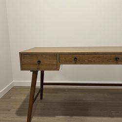 Mid Century Brown Desk 