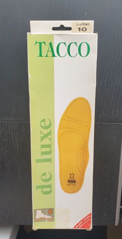 Tacco De Luxe Leather Orthotic Shoe Insoles - Womens Size 10
