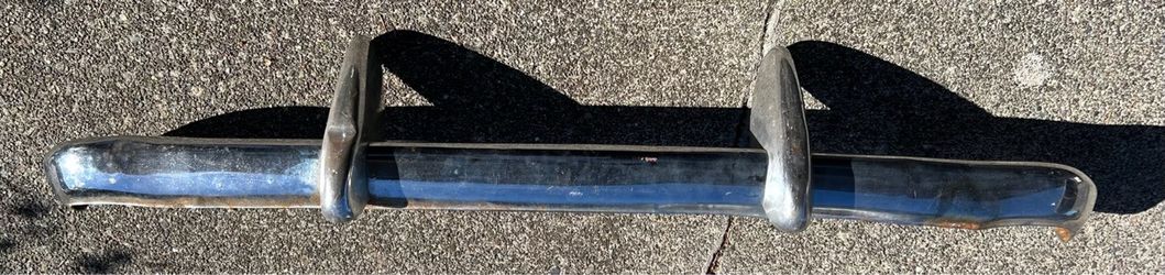 1968 Datsun Roadster Front Chrome Bumper with Overriders