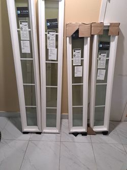 4 Windows, 2 -11 Wide X 71 High Inches And 2 11 X 59 Inches New