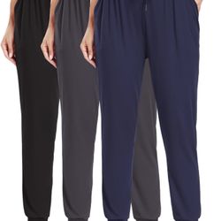 Women's Sweatpants with Pockets, Soft Jogger Pants for Running Yoga Workout -NWT