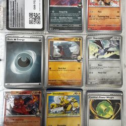 5 Pokemon Sleeve Pages Front & Back: Variety Of Series