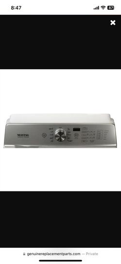 NEW OEM W10919546 Whirlpool White Control Panel OEM W10919546