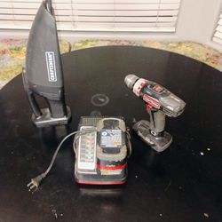 Craftsman Battery, Drill, Vacuum 