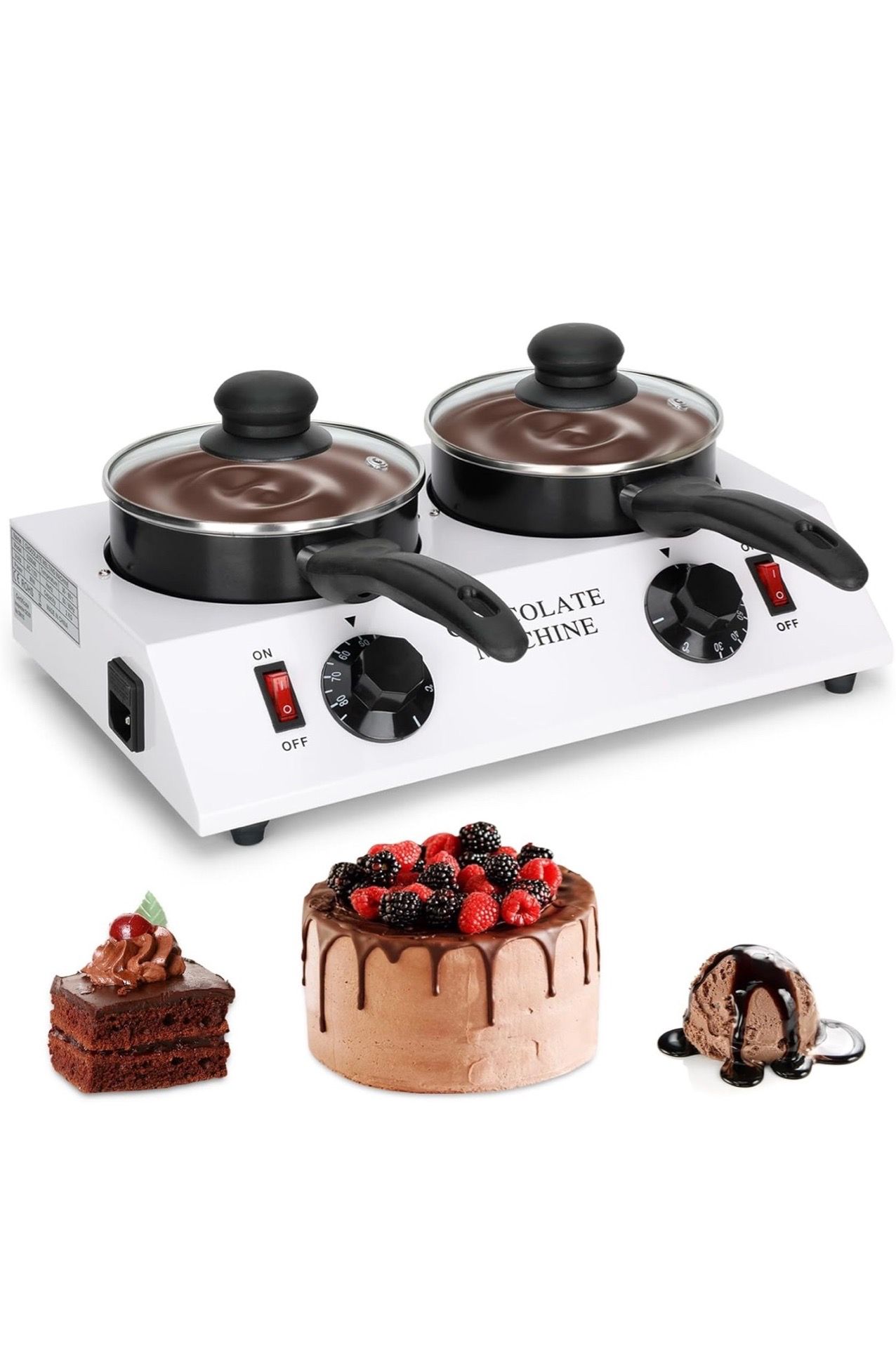 New Chocolate Melting Machine Electric Heating Chocolate Tempering Machine Melting Pot