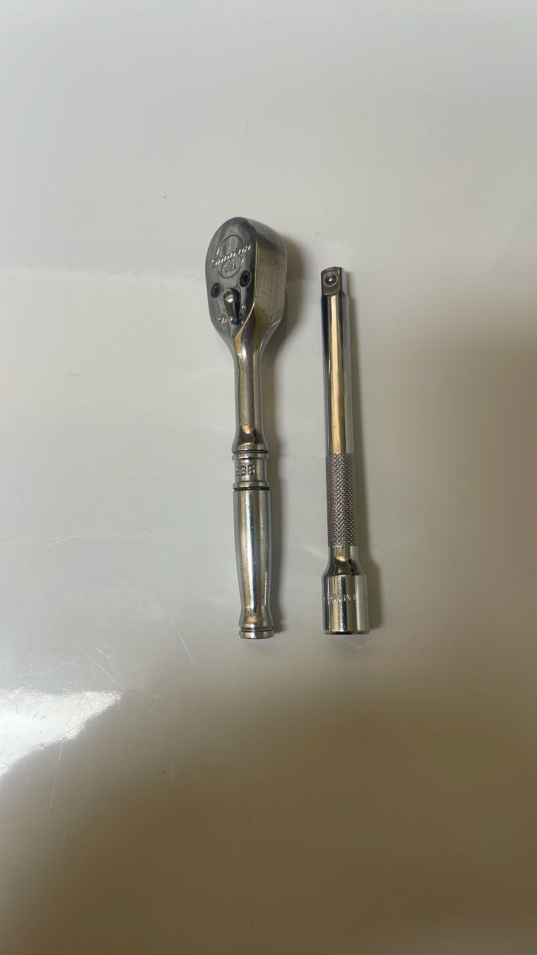 Snap-on 1/4" Drive Ratchet T936 & 4 Inch Extension