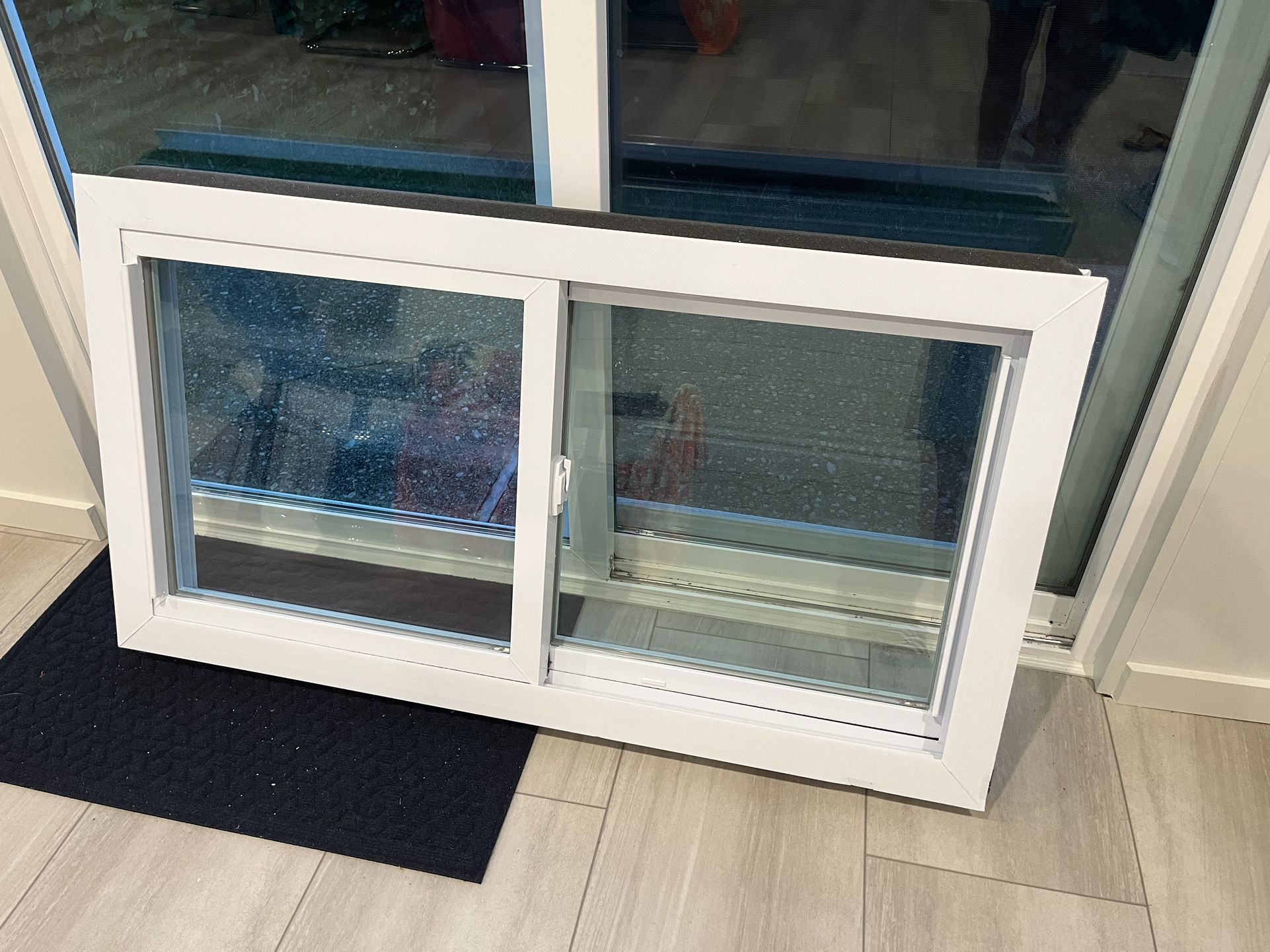 45” X 25” American Craftsman Sliding Vinyl Window