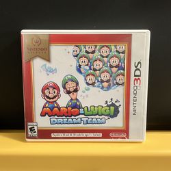 Mario & Luigi Dream Team for Nintendo 3DS video game console system XL 2DS New Super Bros Brothers