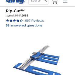 Kreg Rip Cut Saw Track
