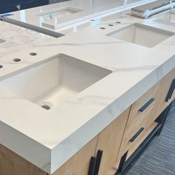 60” Countertop Only For Bathroom Vanity 