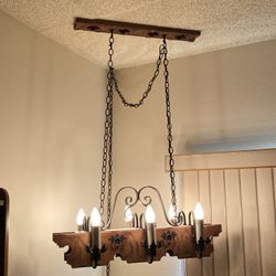 Rustic chandelier
