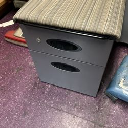 Mobile Pedestal With Padded Cushion