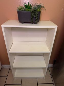 White shelf