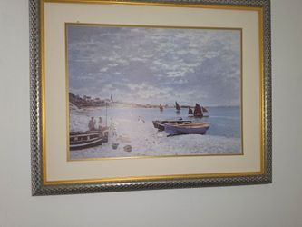 Picture blue frame