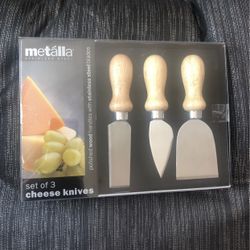 Metálla Cheese knives, set of 3