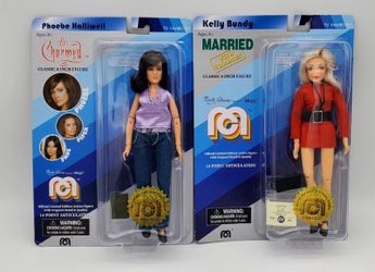 Charmed Phoebe Halliwell and Married Kelly Bundy. Mego Classic 8 Inch Figure