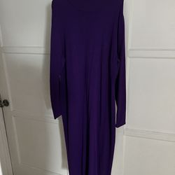 Long Purple Dress (XL)