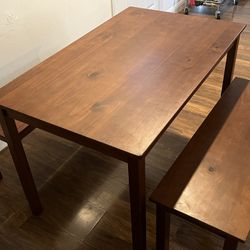 Zinus 45 Inch Juliet Wood Dining Table Set