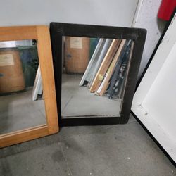 Vintage Square Wall Mirror - Solid Wood Frame-Heavy 