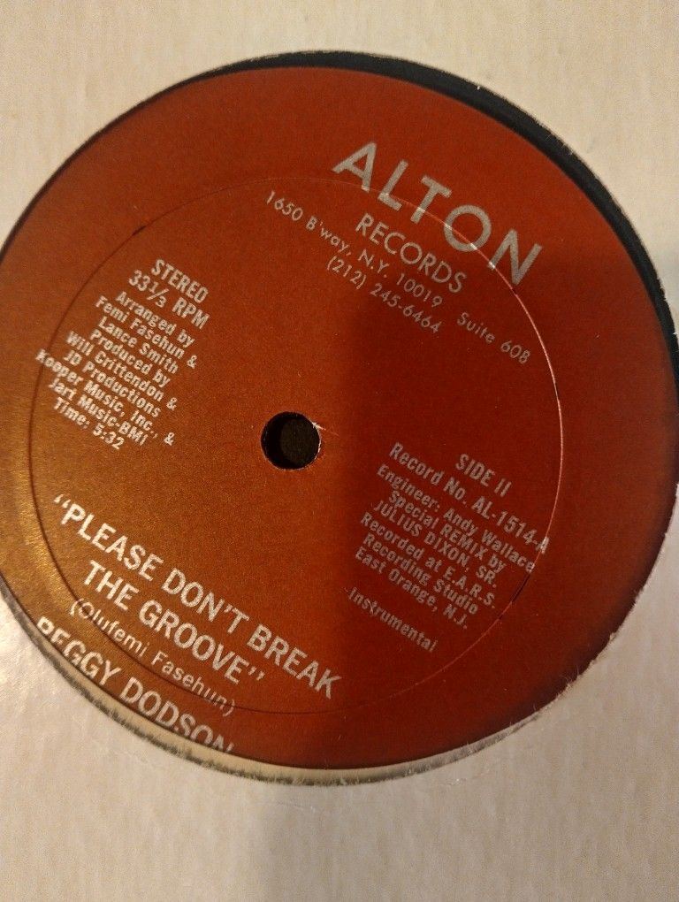 Please Don't Break The Groove