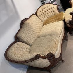 Antique Sofa and Chair 