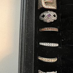 Silver Rings 50.00 Each 