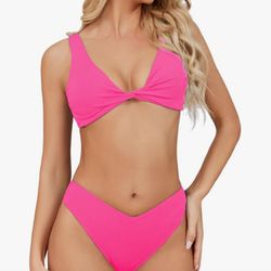 Brand New Pink Bikini Size XL