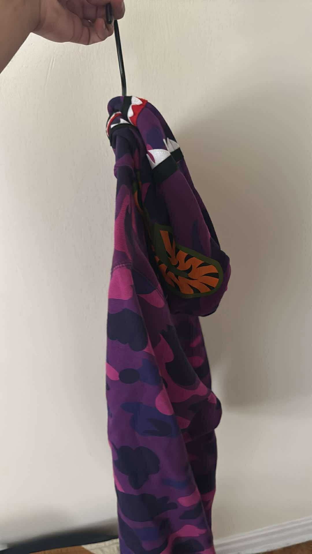 Purple (s22) Bape Hoodie Size medium