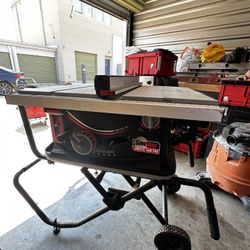 SawStop Jobsite Saw Pro W/ Mobile Cart Assembly 