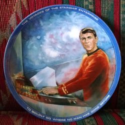 Star Trek plates Scotty