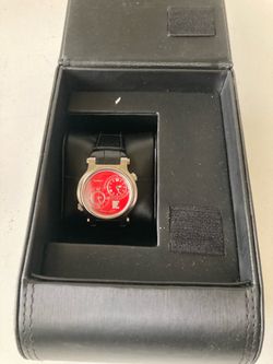 Renato collezioni traveler duel time red diamond watch