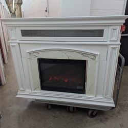 Broyhill White Fireplace Heater
