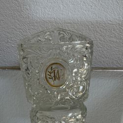 Avon Candle Holder With w Letter 